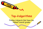 TopK Algorithm Explanation and Application